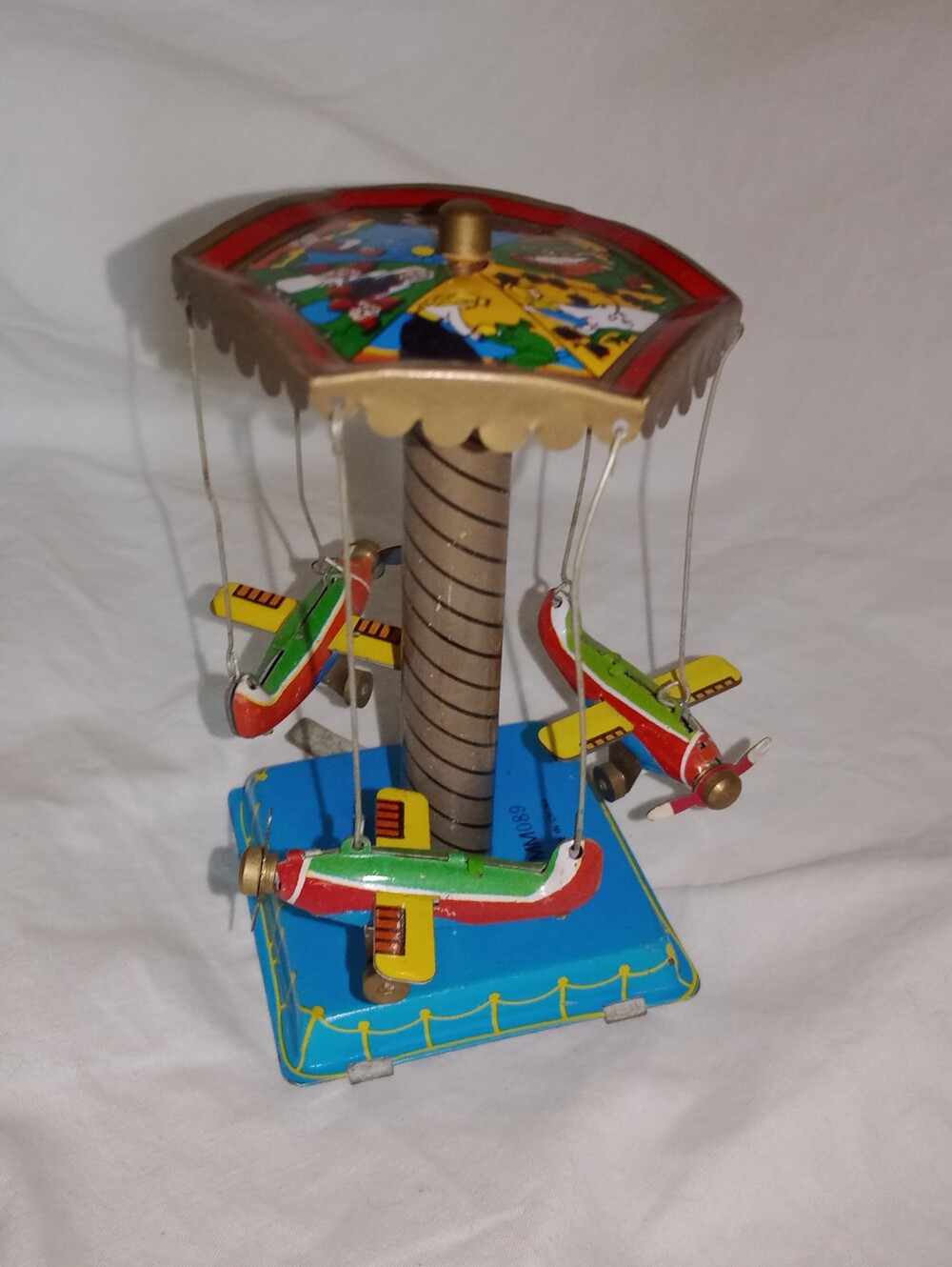 Wind Toy For Adults Airplane Carousel Broke 3 3/4" Tall